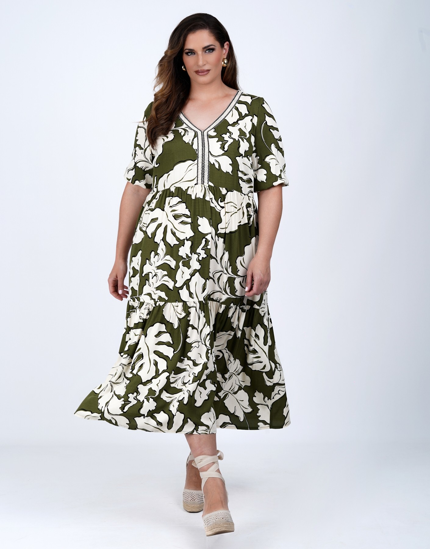 12080_2_ Exotic print φόρεμα - Image 1