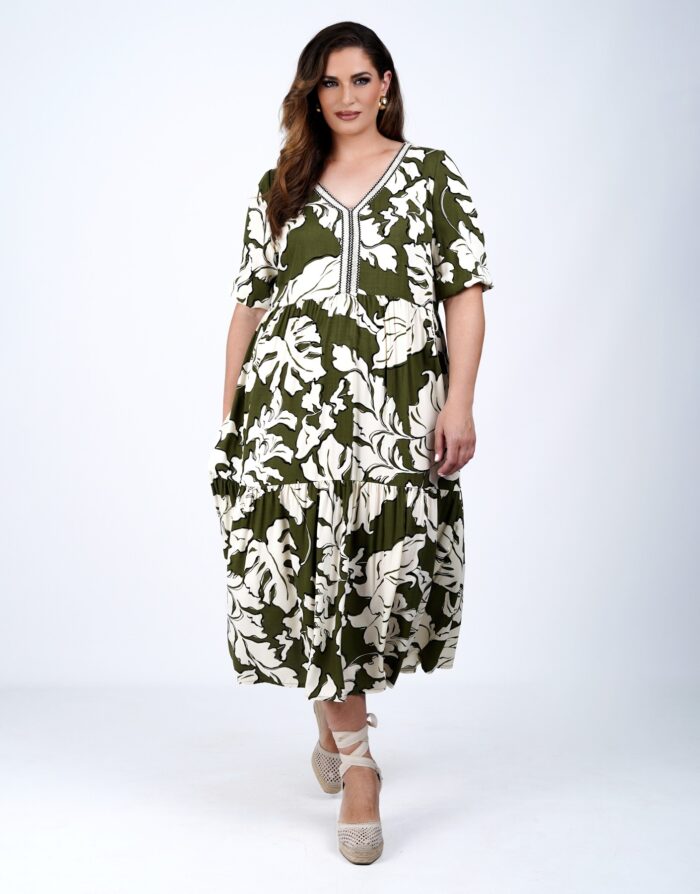 Exotic print φόρεμα - Image 3