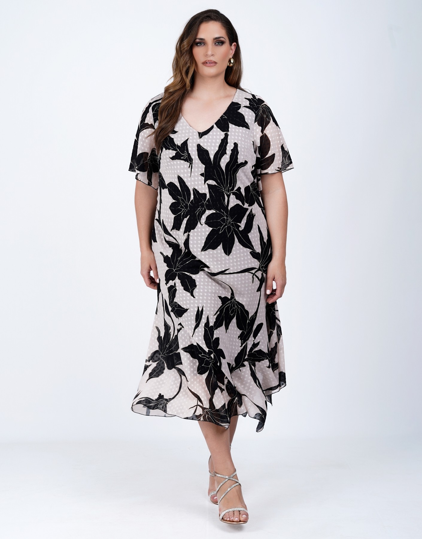 12081_1_ Floral φόρεμα - Image 1