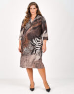 Animal print φόρεμα - Image 2